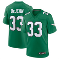 Fenge P.Eagles #33 Cooper DeJean Player Kelly Green Replica Game Stitched Jerseys
