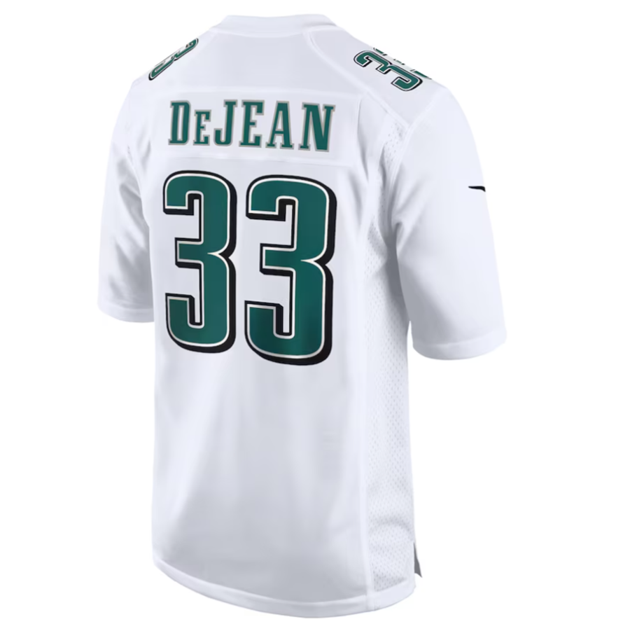 Fenge P.Eagles #33 Cooper DeJean Player Tundra White Super Bowl LIX Fashion Game Player Stitched Jerseys