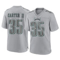 Fenge P.Eagles #35 Michael Carter II Player Gray Atmosphere Fashion Home Game Stitched Jerseys