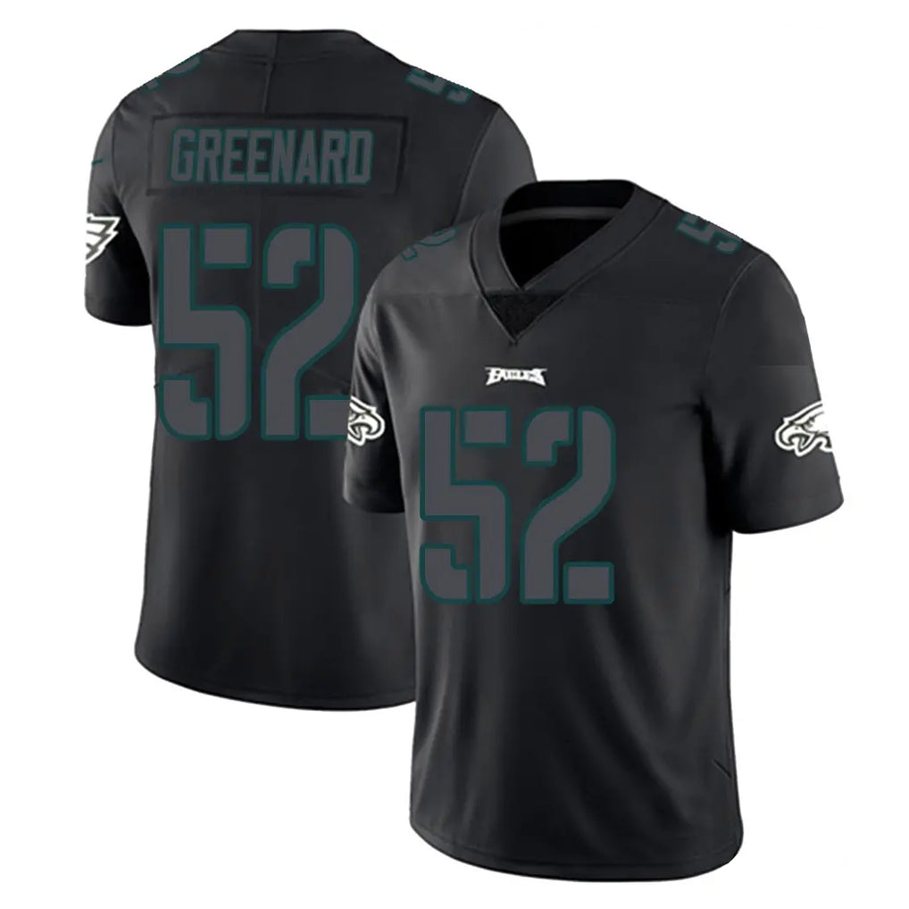 Fenge P.Eagles #52 Jonathan Greenard Player Limited Black Impact Home Game Stitched Jerseys