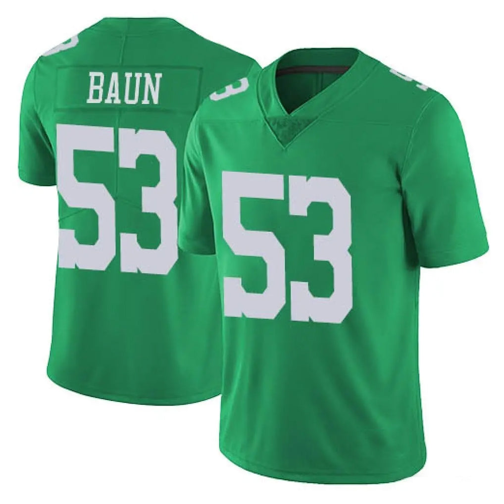 Fenge P.Eagles #53 Zack Baun Player Green Limited Vapor Untouchable Home Game Stitched Jerseys
