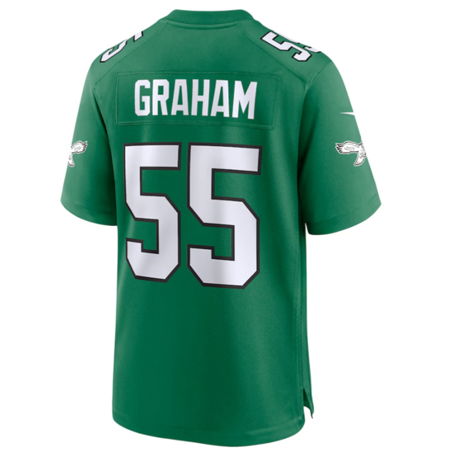 Fenge P.Eagles #55 Brandon Graham Green Alternate Game Jersey Stitched American Jerseys