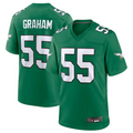 Fenge P.Eagles #55 Brandon Graham Kelly Green Alternate Game Stitched Jerseys