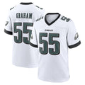 Fenge P.Eagles #55 Brandon Graham Player White Home Game Stitched Jerseys