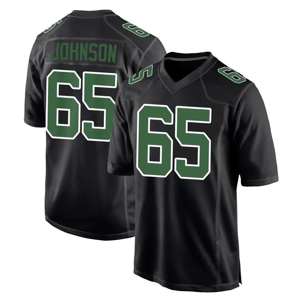 Fenge P.Eagles #65 Lane Johnson Player Carbon Green Fashion Home Game Stitched Jerseys