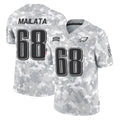 Fenge P.Eagles #68 Jordan Mailata Player Arctic Camo Salute to Service Limited Game Stitched Jerseys