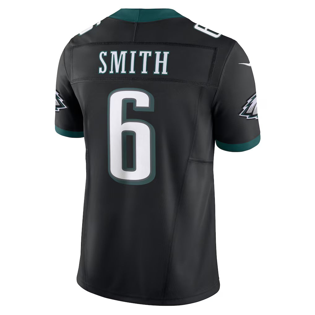 Fenge P.Eagles #6 DeVonta Smith Black Alternate Vapor F.U.S.E. Limited Stitched Jerseys