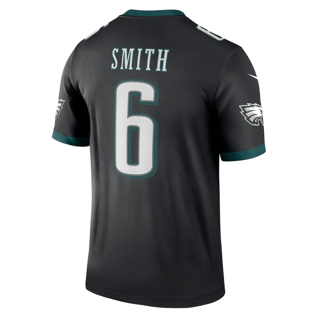 Fenge P.Eagles #6 DeVonta Smith Black Legend Player Performance Top Stitched Jerseys
