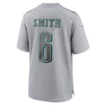 Fenge P.Eagles #6 DeVonta Smith Gray Atmosphere Fashion Game Stitched Jerseys