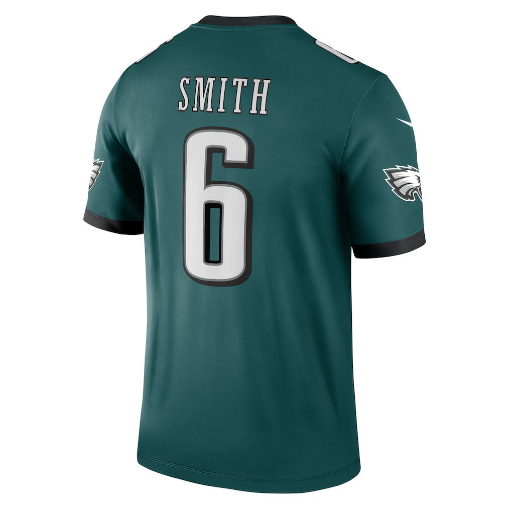 Fenge P.Eagles #6 DeVonta Smith Green Legend Player Performance Top Stitched Jerseys