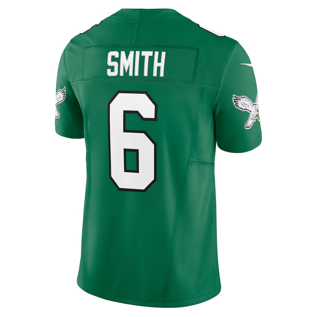 Fenge P.Eagles #6 DeVonta Smith Kelly Green Vapor F.U.S.E. Limited Stitched Jerseys