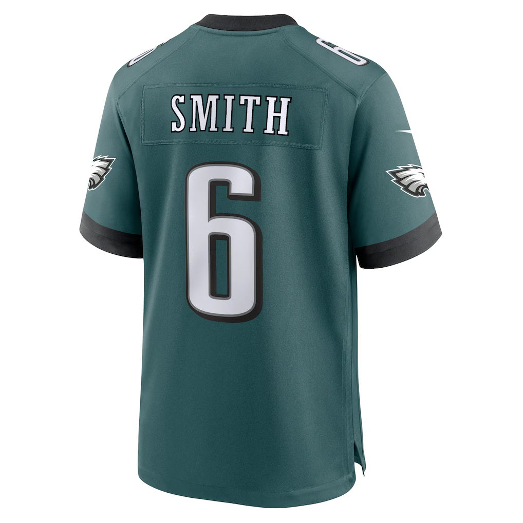 Fenge P.Eagles #6 DeVonta Smith Midnight Green Team Game Stitched Jerseys
