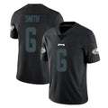 Fenge P.Eagles #6 DeVonta Smith Player Limited Black Impact Home Game Stitched Jerseys