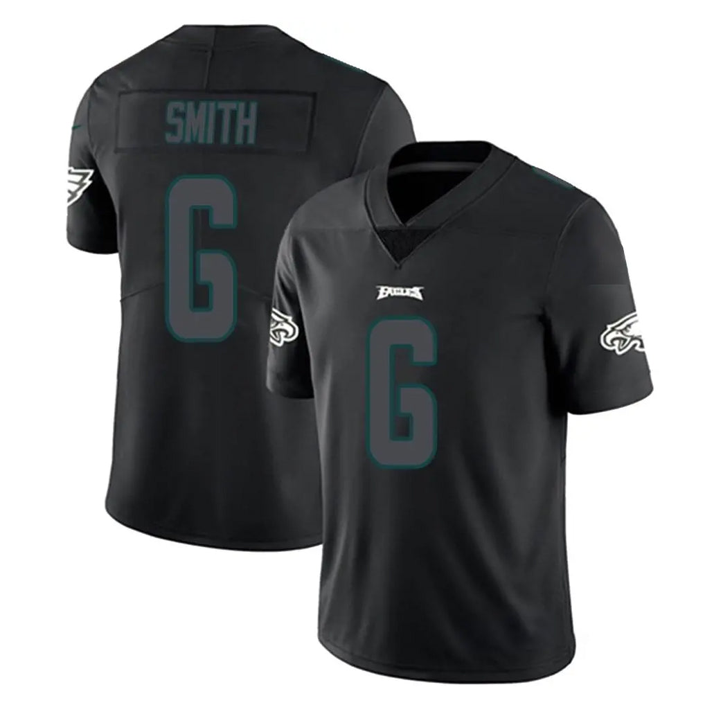 Fenge P.Eagles #6 DeVonta Smith Player Limited Black Impact Home Game Stitched Jerseys