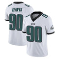 Fenge P.Eagles #90 Jordan Davis Player White Limited Vapor Untouchable Home Game Stitched Jerseys