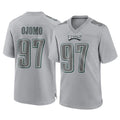 Fenge P.Eagles #97 Moro Ojomo Player Gray Atmosphere Fashion Home Game Stitched Jerseys