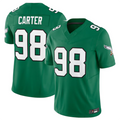 Fenge P.Eagles #98 Jalen Carter Green Alternate Vapor F.U.S.E. Limited Stitched American Stitched Jerseys