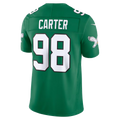Fenge P.Eagles #98 Jalen Carter Kelly Green Alternate Vapor F.U.S.E. Stitched Limited Jerseys
