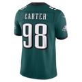 Fenge P.Eagles #98  Jalen Carter Midnight Green Team Vapor F.U.S.E. Stitched Limited Jerseys