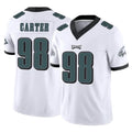 Fenge P.Eagles #98 Jalen Carter Player White Limited Vapor F.U.S.E. Home Game Stitched Jerseys