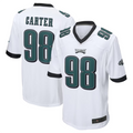 Fenge P.Eagles #98 Jalen Carter White Game Stitched American Stitched Jerseys