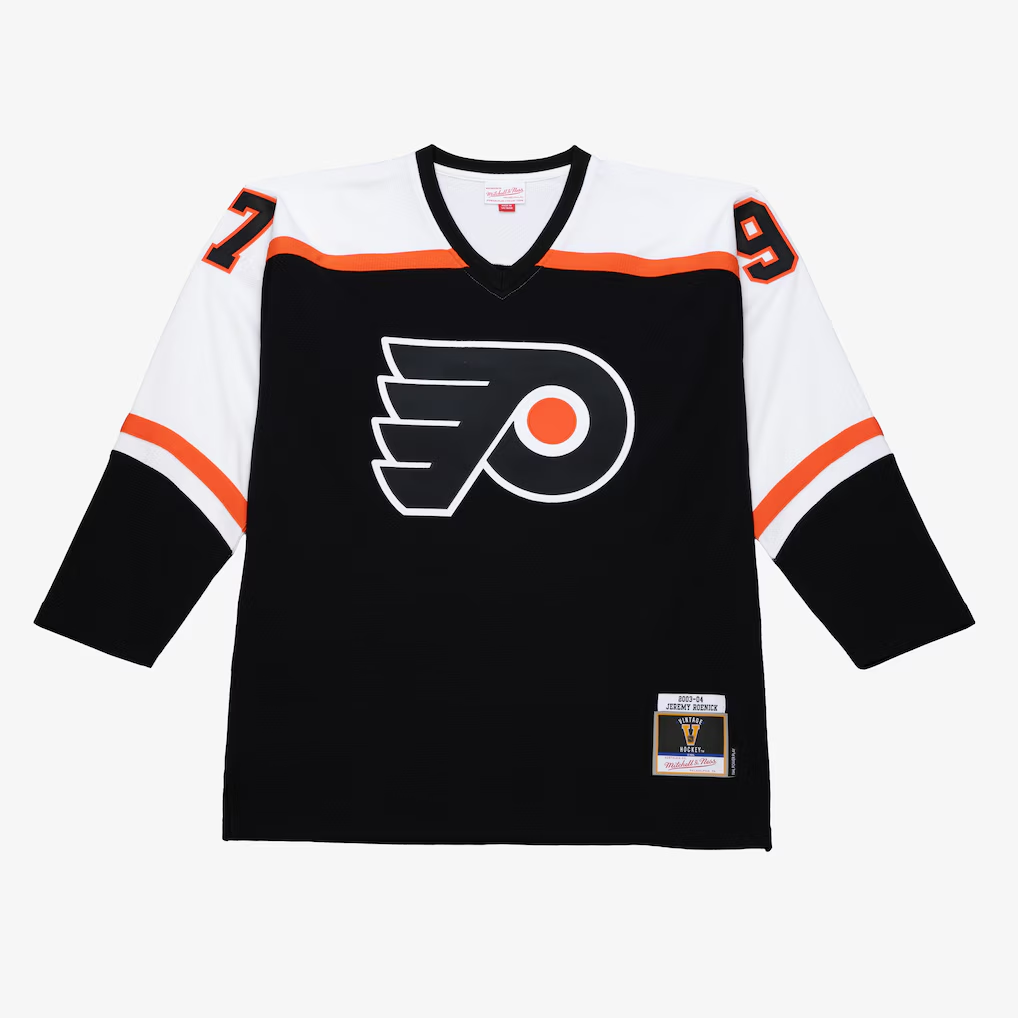 Fenge P.Flyers Jeremy Roenick Mitchell & Ness Black 2003 Power Play Jerseys