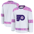 Fenge P.Flyers White 2024 Hockey Fights Cancer Practice Jerseys