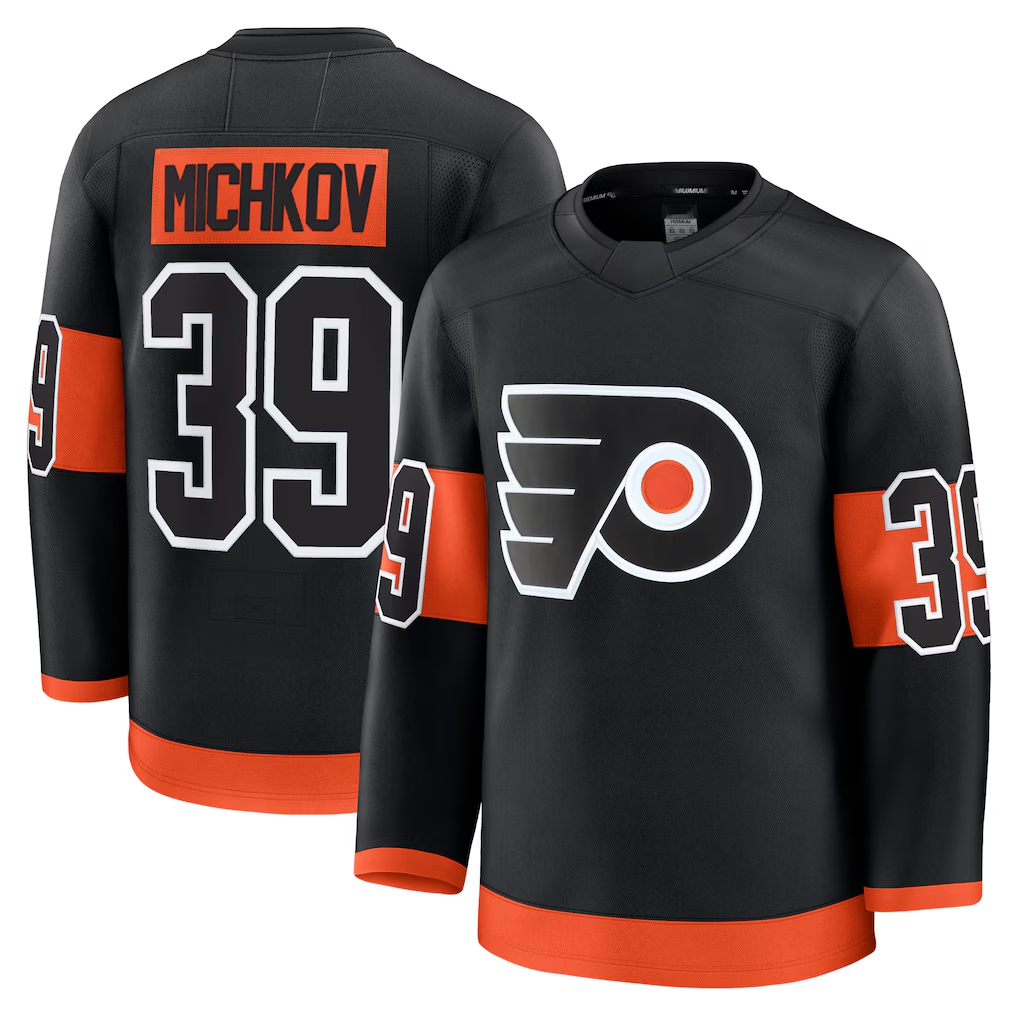 Fenge P.Flyers #39 Matvei Michkov Black Alternate Premium Jerseys
