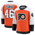 Fenge P.Flyers #46 Trevor Zegras Orange Home Breakaway Jerseys