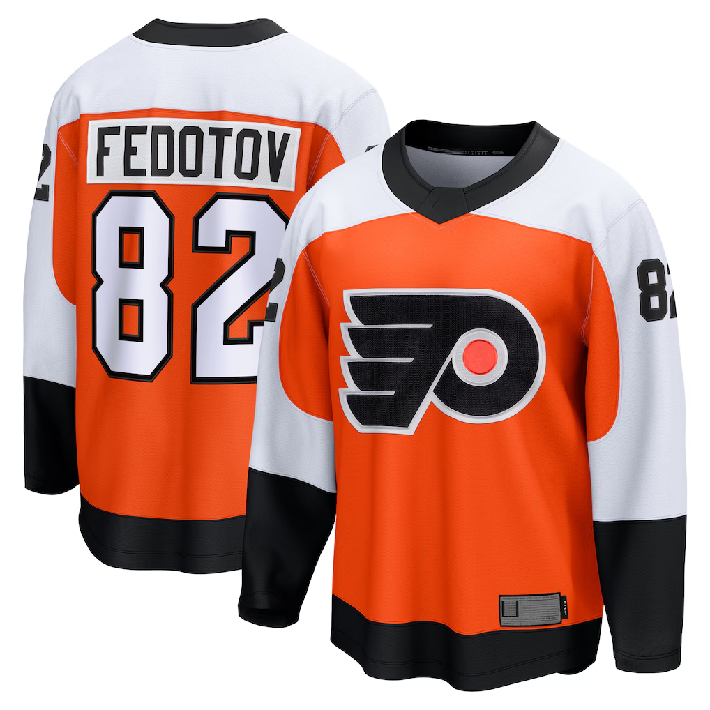 Fenge P.Flyers #82 Ivan Fedotov Orange Home Breakaway Jerseys