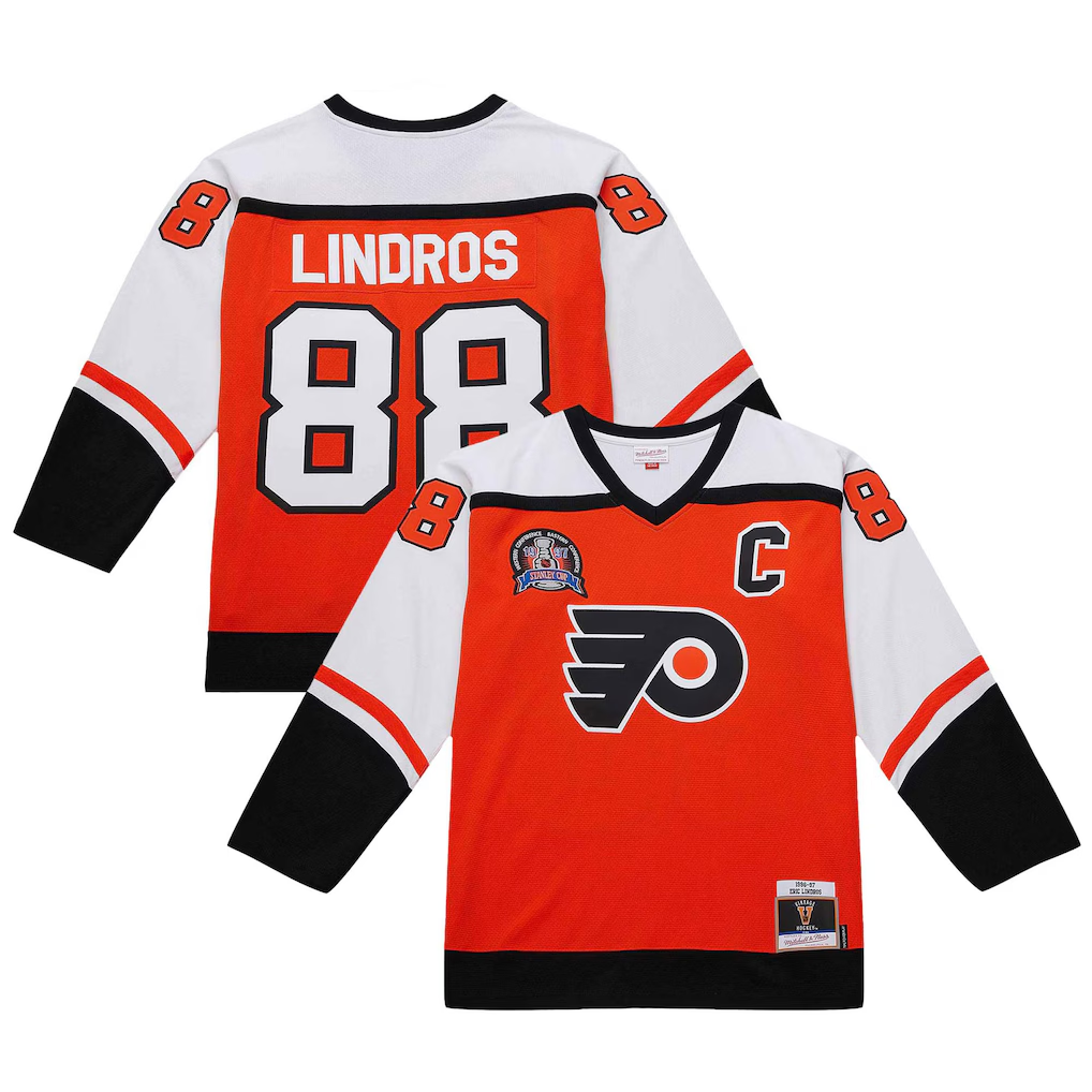 Fenge P.Flyers #88 Eric Lindros Orange 1996?97 Power Play Jerseys