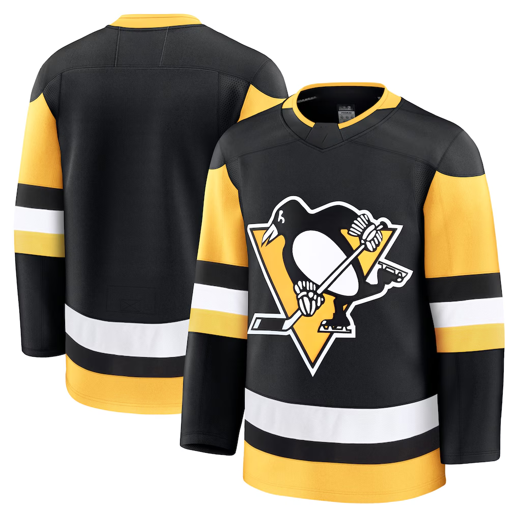 Fenge P.Penguins Black 2024 Military Appreciation Practice Jerseys