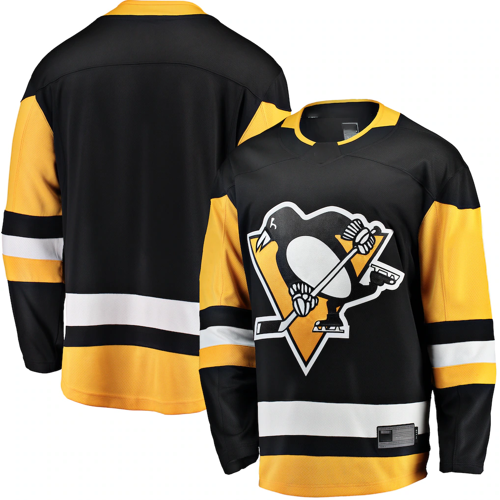 Fenge P.Penguins Black Breakaway Home Jerseys