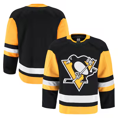 Fenge P.Penguins Black Home Authentic Pro Jerseys