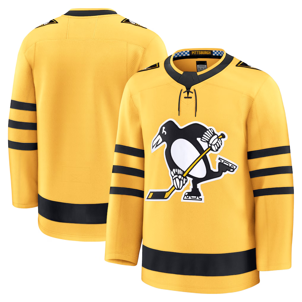 Fenge P.Penguins Gold Alternate Premium Jerseys