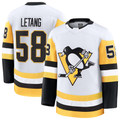 Fenge P.Penguins #58 Kris Letang White Premium Jerseys