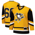 Fenge P.Penguins #66 Mario Lemieux Gold 1984-85 Power Play Jerseys