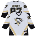 Fenge P.Penguins #87 Sidney Crosby Mitchell & Ness White 2005 Power Play Jerseys