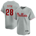 Fenge P.Phillies #28 Alec Bohm Player Gray Home Limited Stitched Jerseys