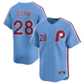 Fenge P.Phillies #28 Alec Bohm Player Light Blue Home Limited Stitched Jerseys
