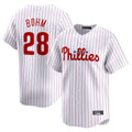 Fenge P.Phillies #28 Alec Bohm Player White Home Limited Stitched Jerseys