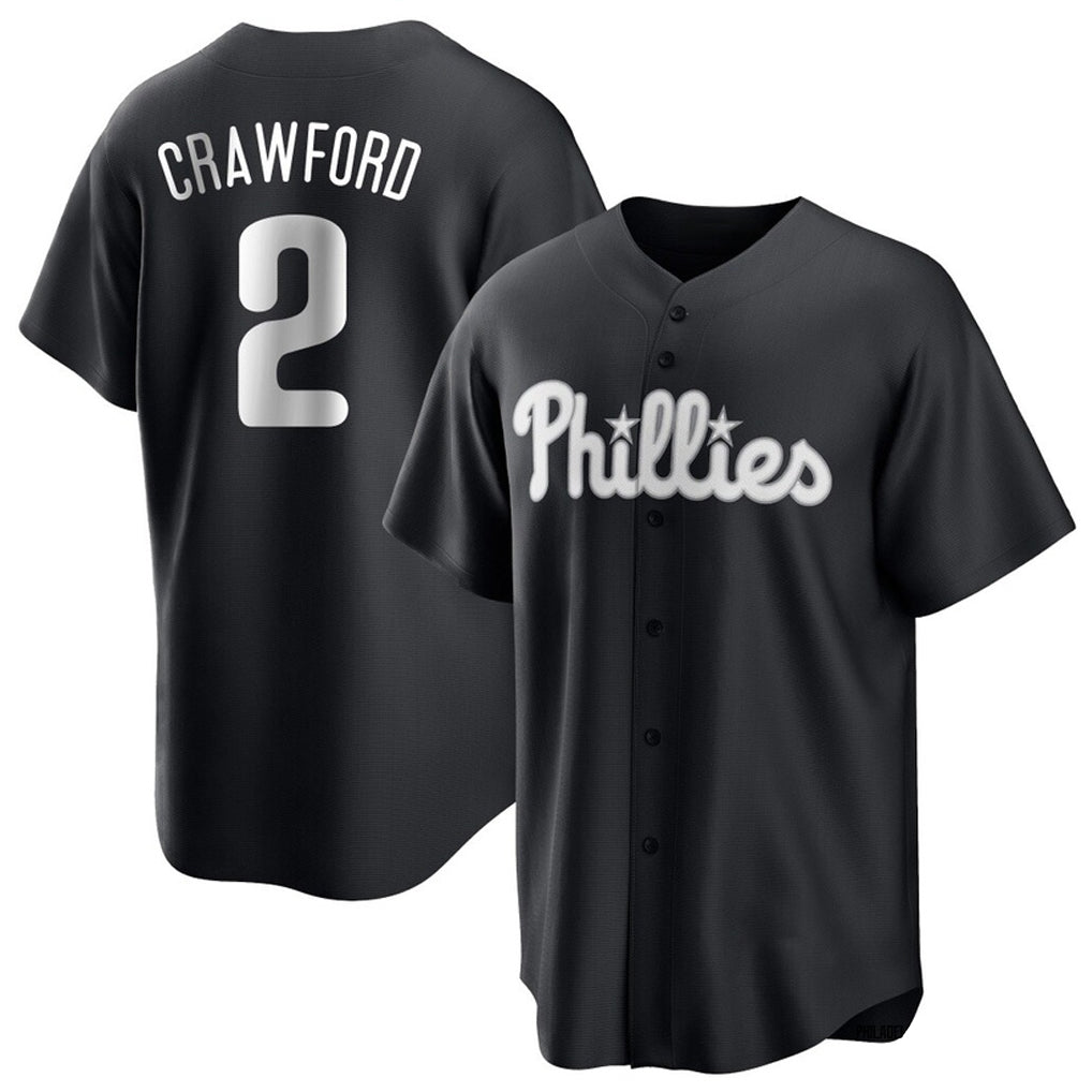 Fenge P.Phillies #2 Justin Crawford Player Black Alt Fashion Home Game Stitched Jerseys