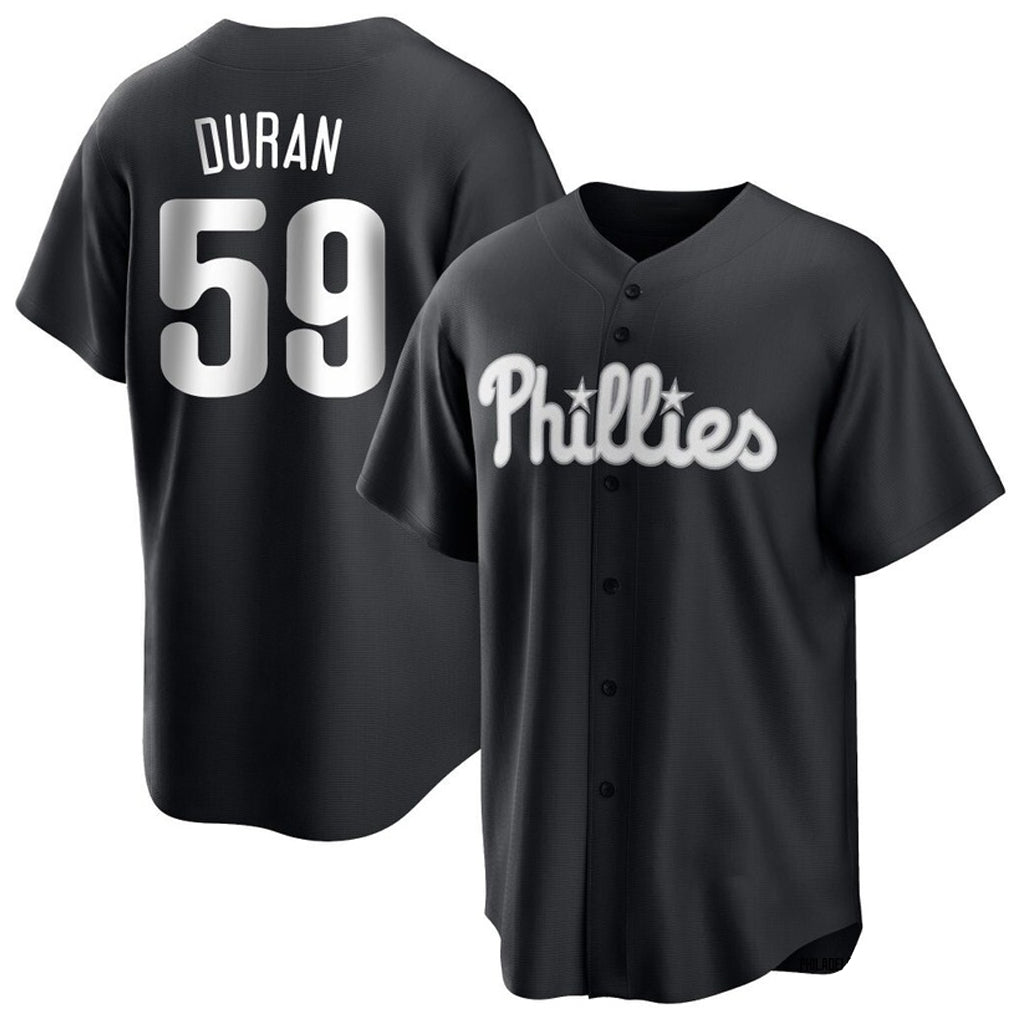 Fenge P.Phillies #59 Jhoan Duran Player Black Alt Fashion Home Game Stitched Jerseys