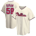 Fenge P.Phillies #59 Jhoan Duran Player Cream Home Game Stitched Jerseys