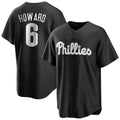Fenge P.Phillies #6 Ryan Howard Player Black Alt Fashion Home Game Stitched Jerseys