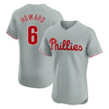 Fenge P.Phillies #6 Ryan Howard Player Gray Home Limited Elite Stitched Jerseys