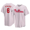 Fenge P.Phillies #6 Ryan Howard Player White Home Game Stitched Jerseys