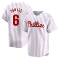Fenge P.Phillies #6 Ryan Howard Player White Home Limited Stitched Jerseys