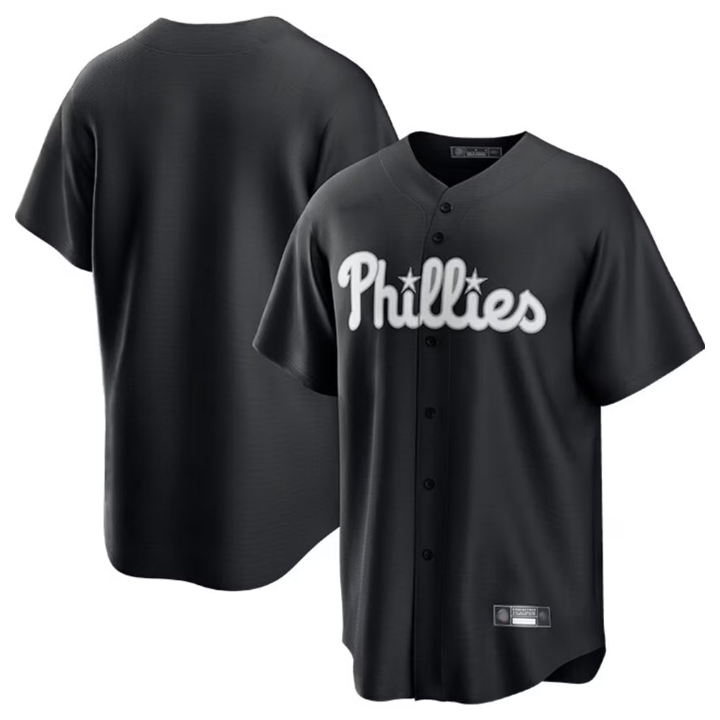 Fenge P.Phillies Blank Player Black Alt Fashion Home Game Stitched Jerseys