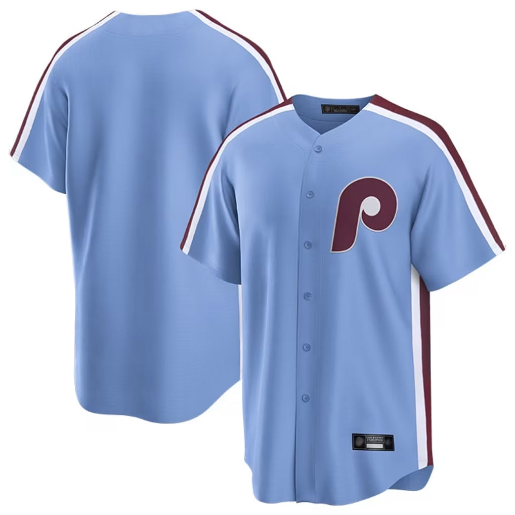 Fenge P.Phillies Blank Player Light Blue Home Limited Stitched Jerseys